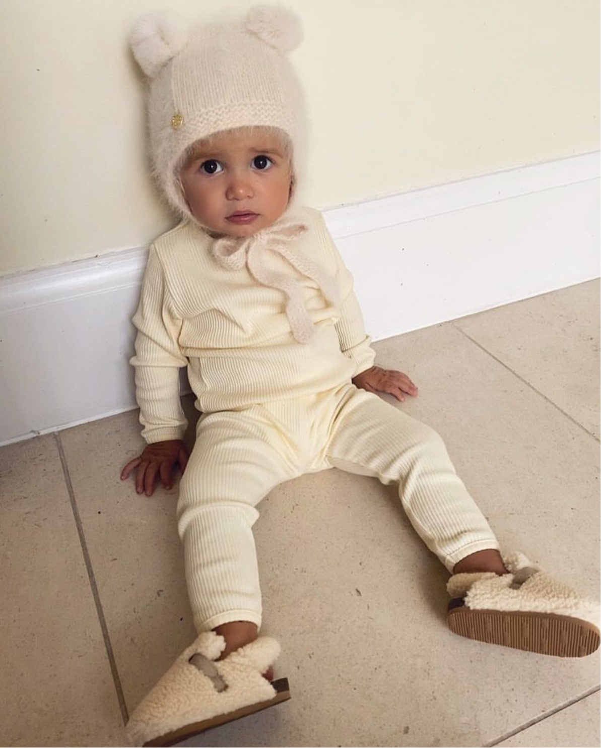 Apricot Ribbed Tracksuit