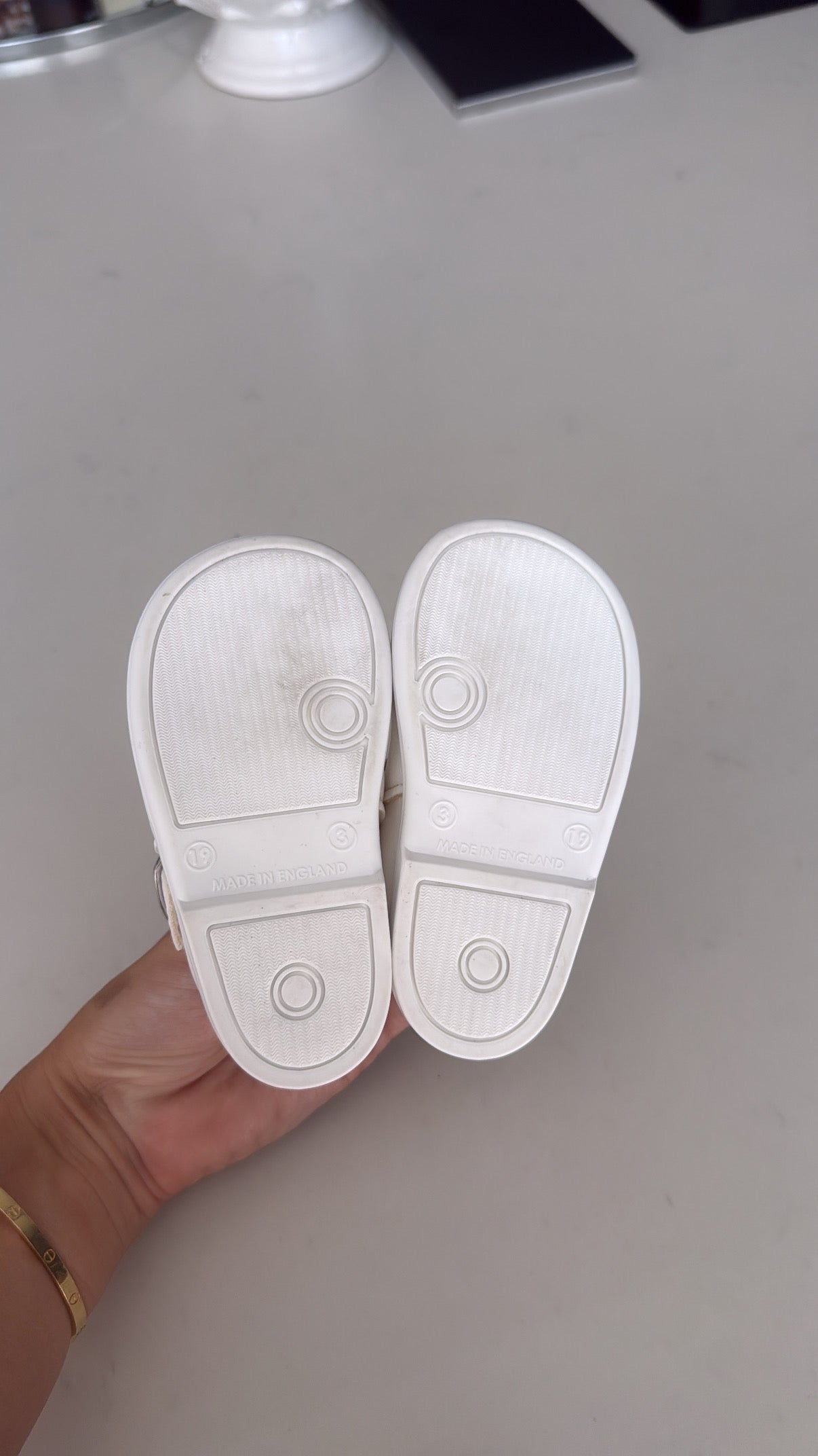 Size 3 basically brand new hard sole