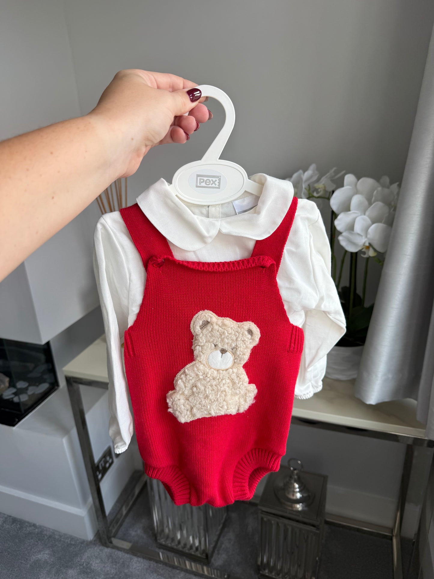 9-12m Teddy romper