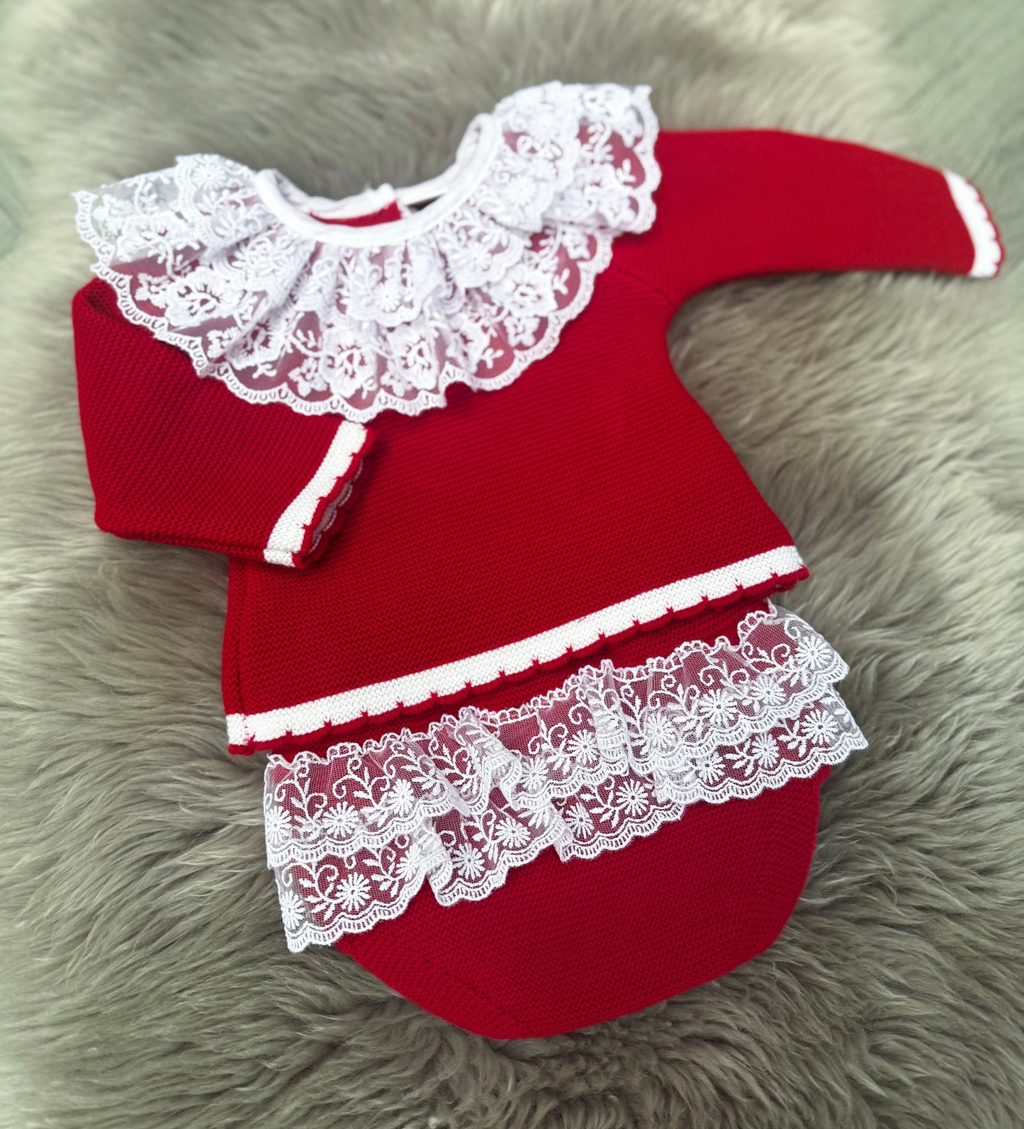 Red Lace 2 Piece