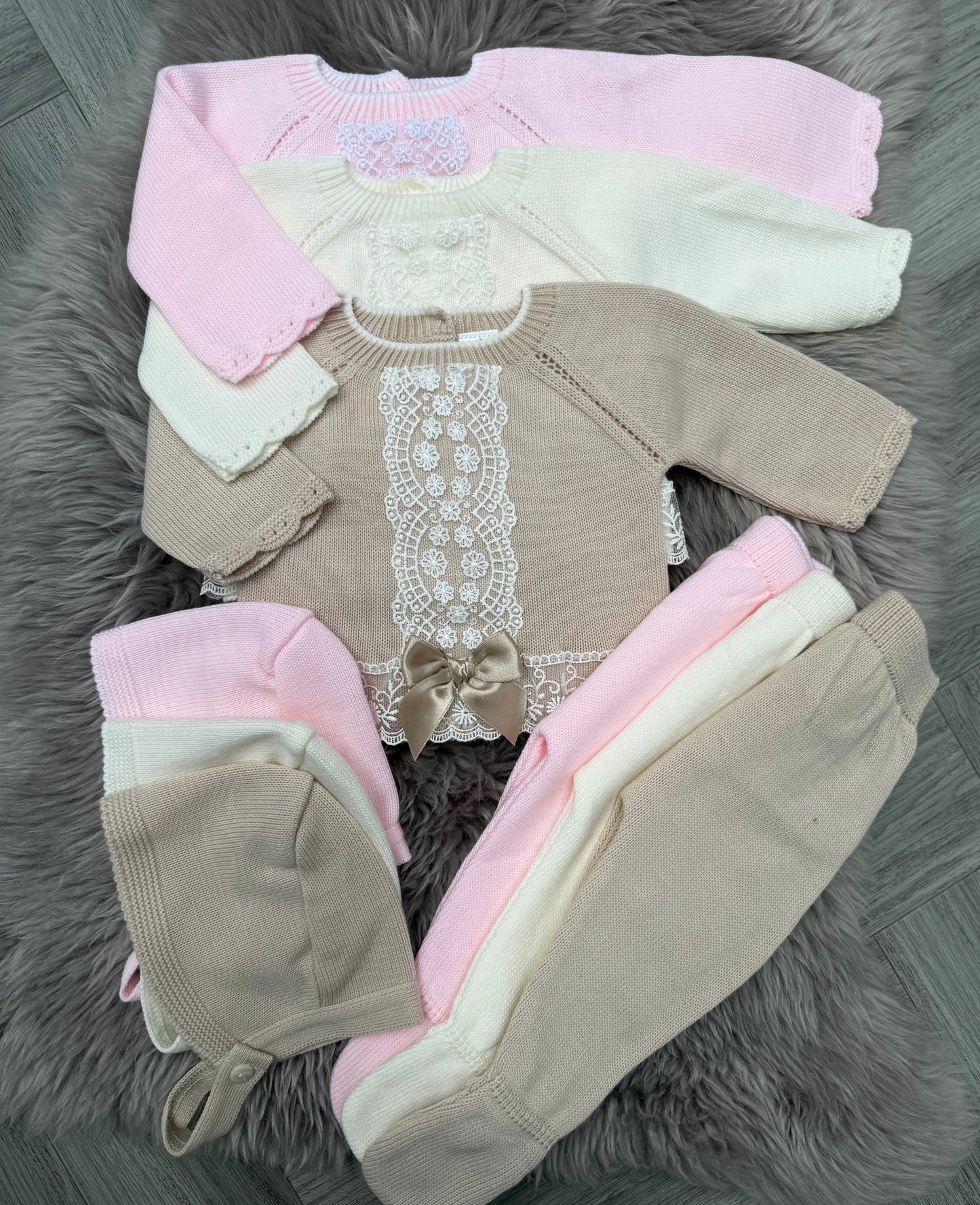 Pink Lace 3 piece