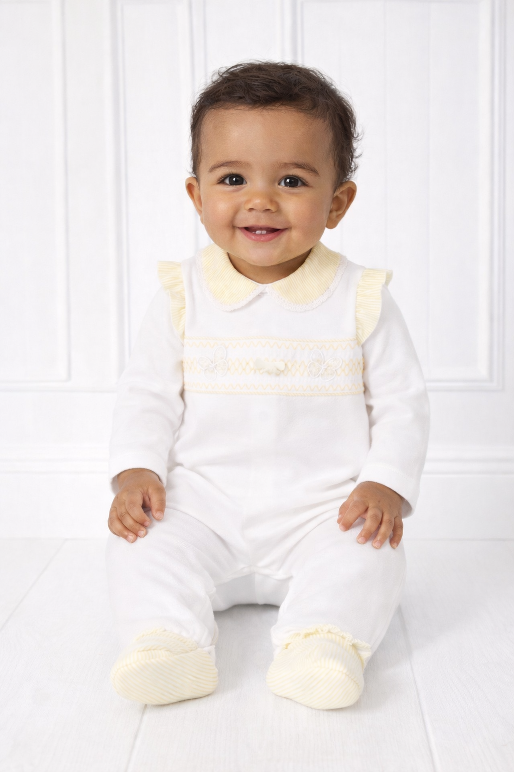 Lemon butterfly Babygrow