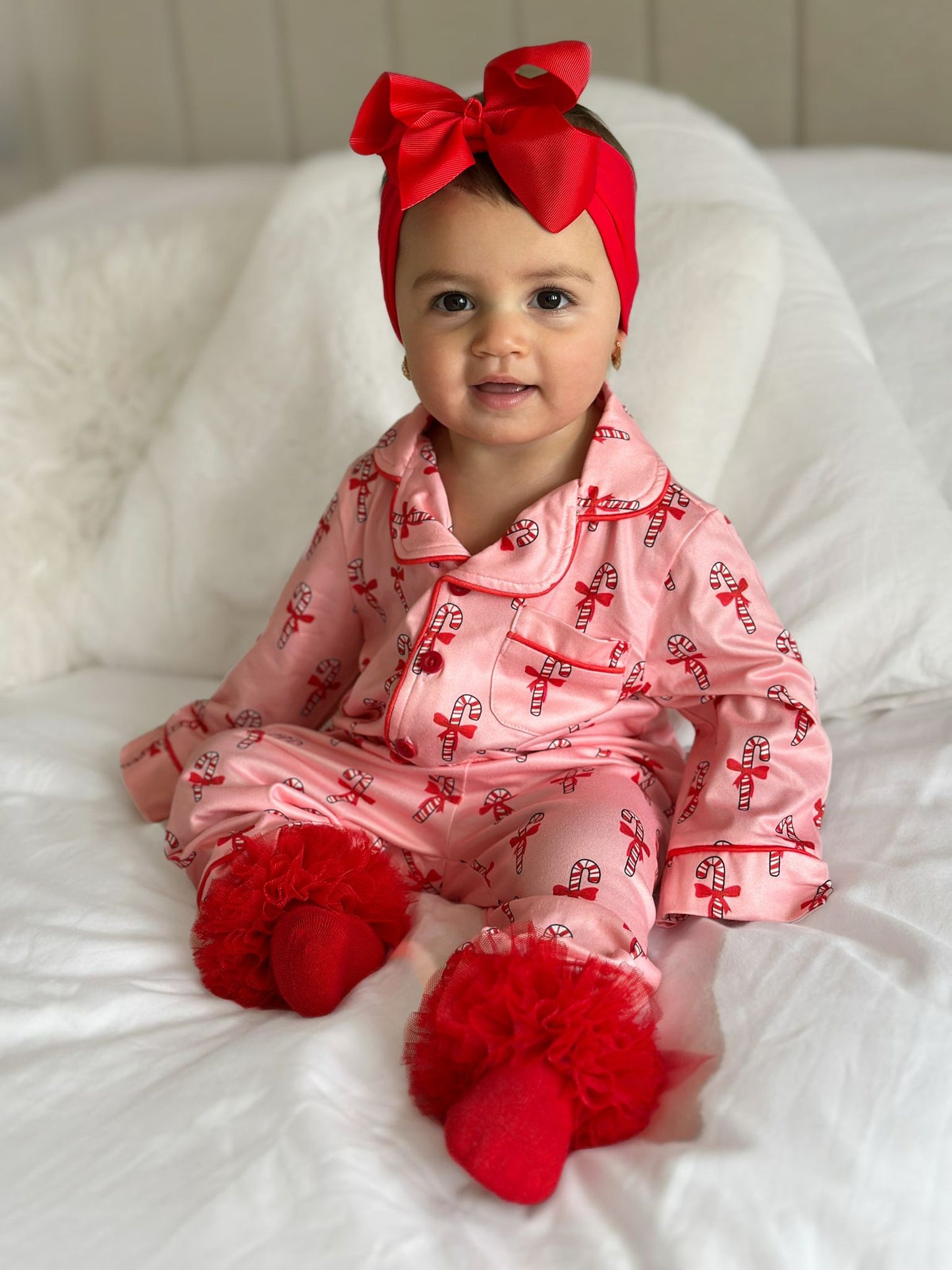 Pink Candy Cane PJs