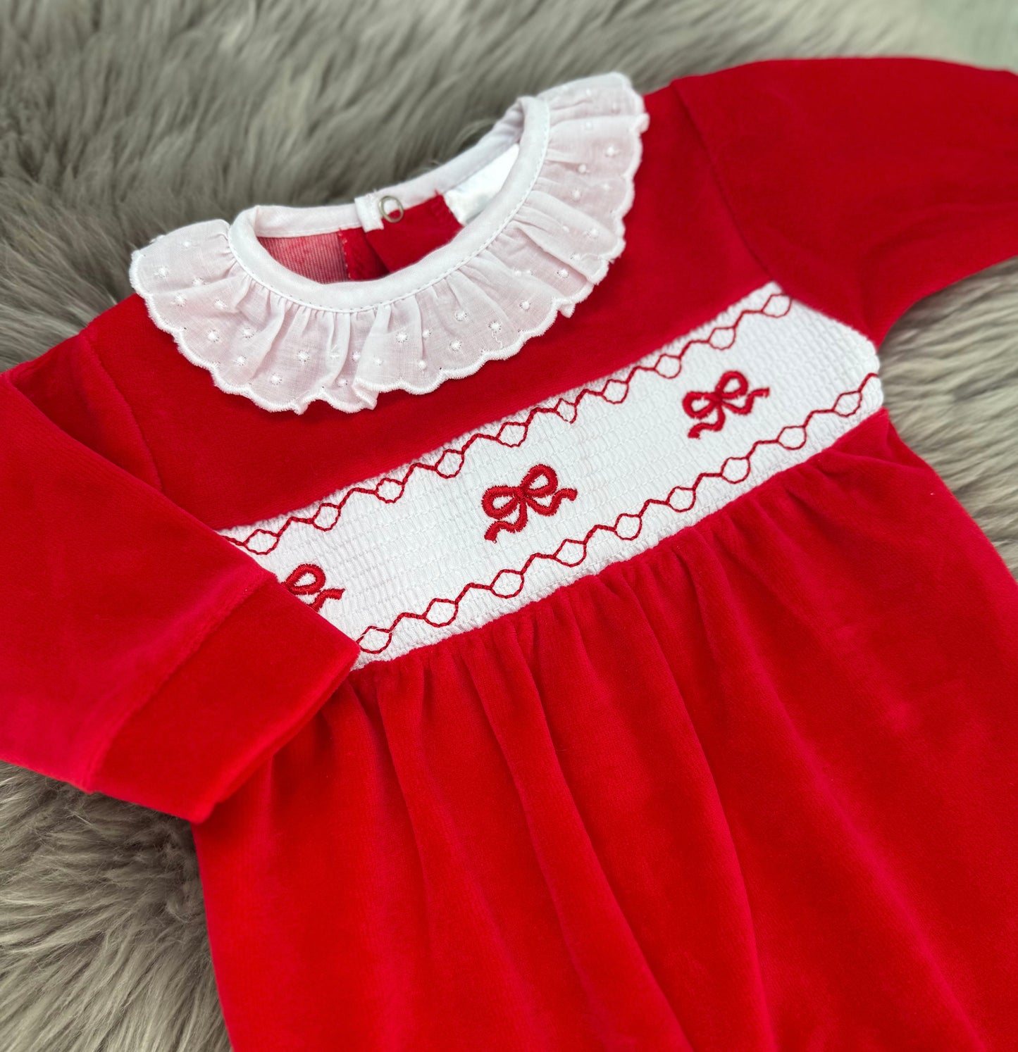 Red Bow Sleepsuit