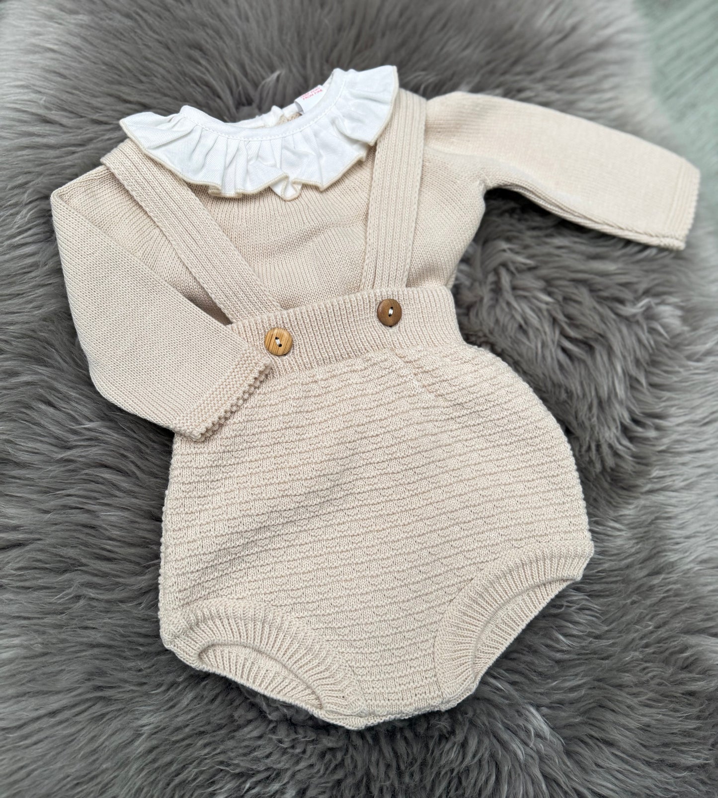 Callie Beige Romper