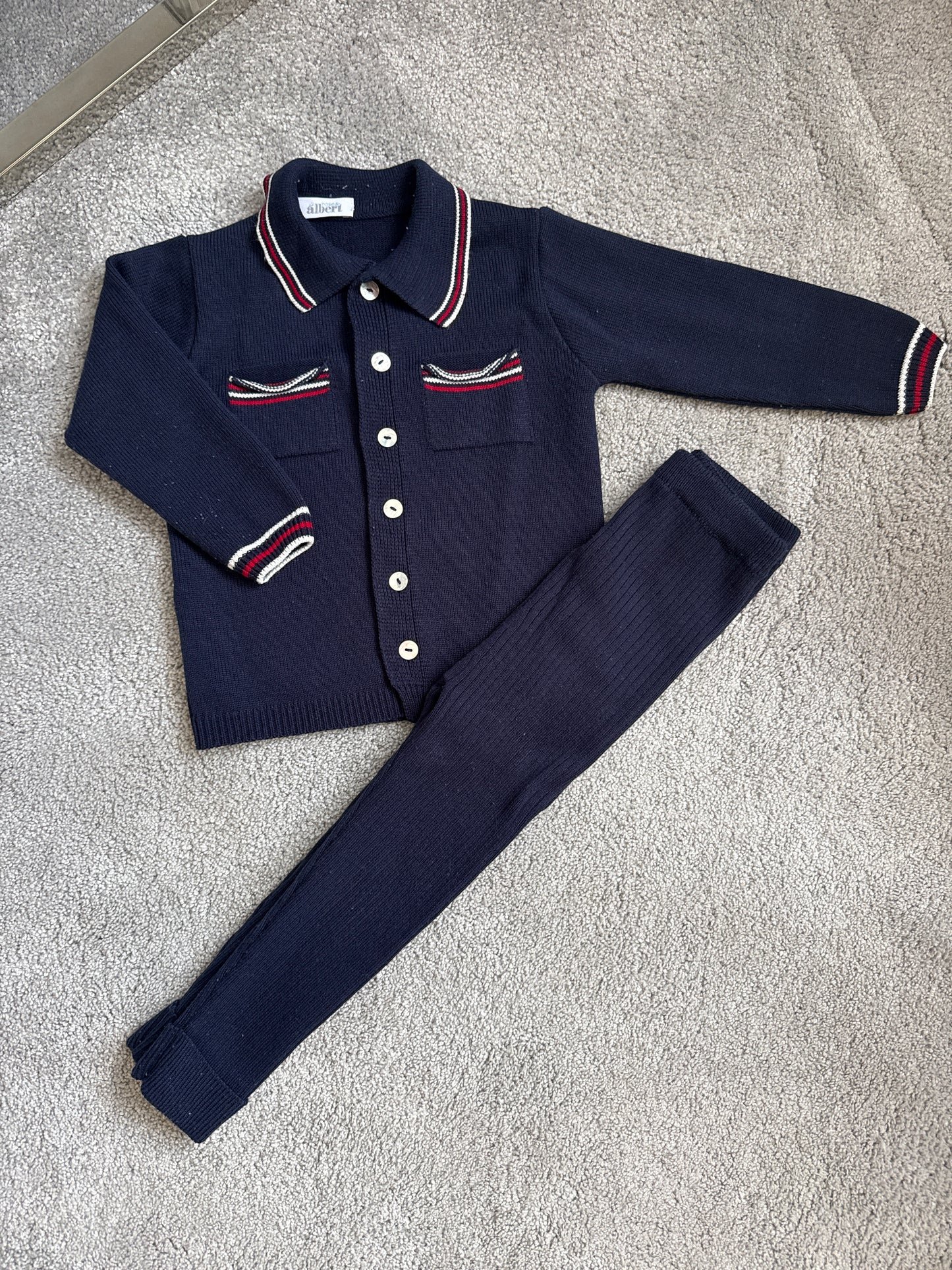 2years rose&albert knit set