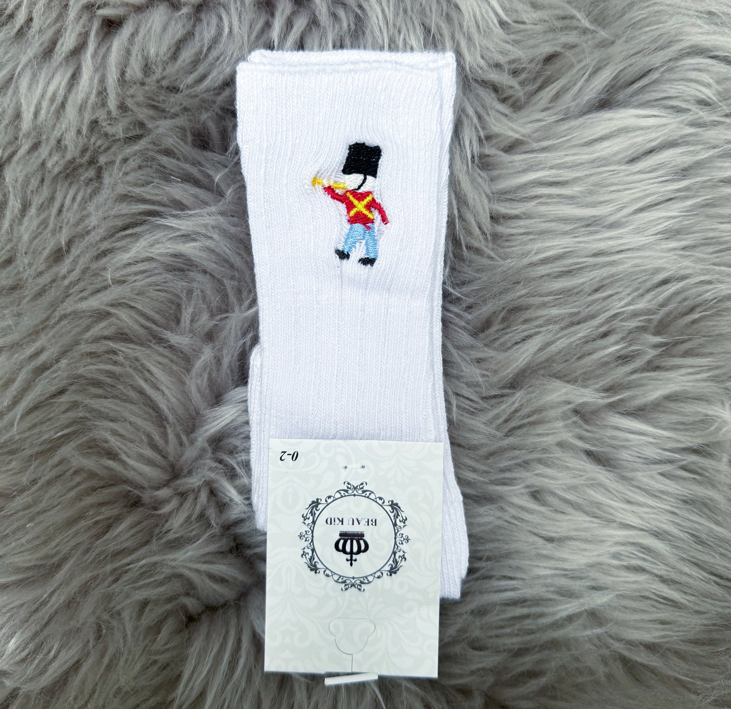 White Soldier Socks