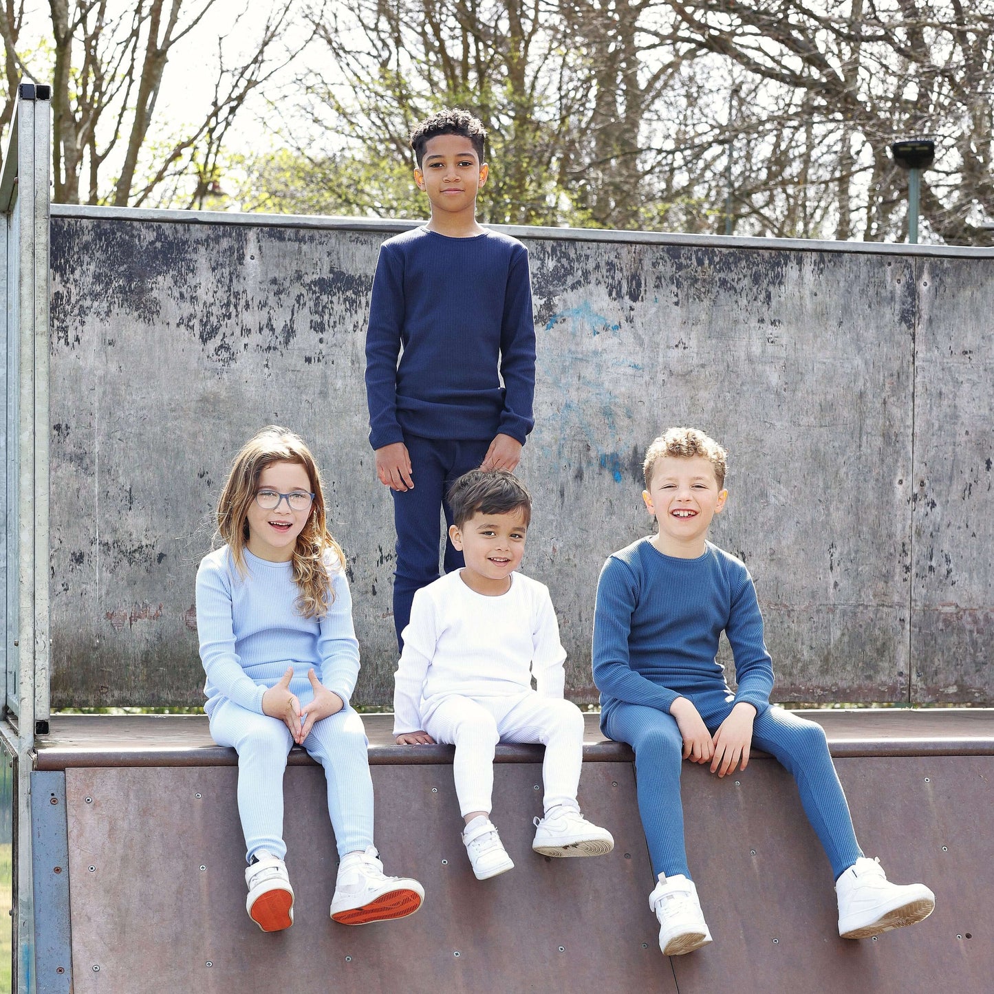 Oxford Blue Ribbed Tracksuit
