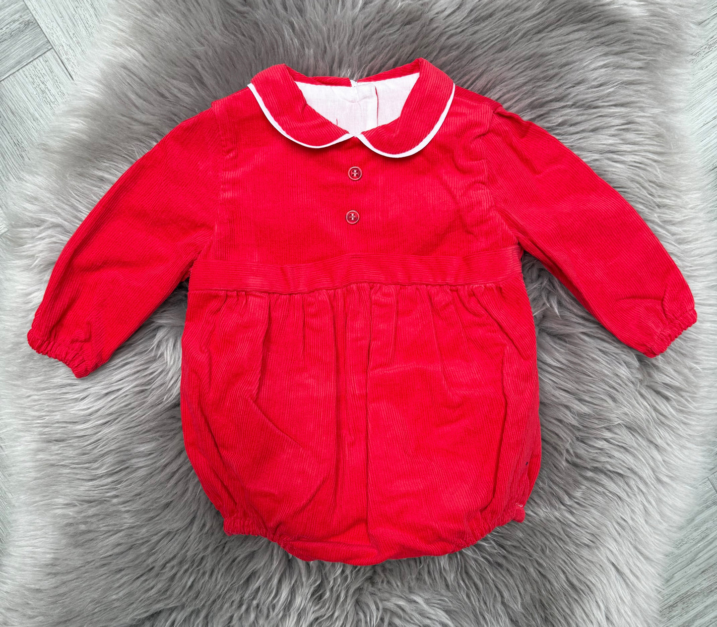 Red Leo Romper
