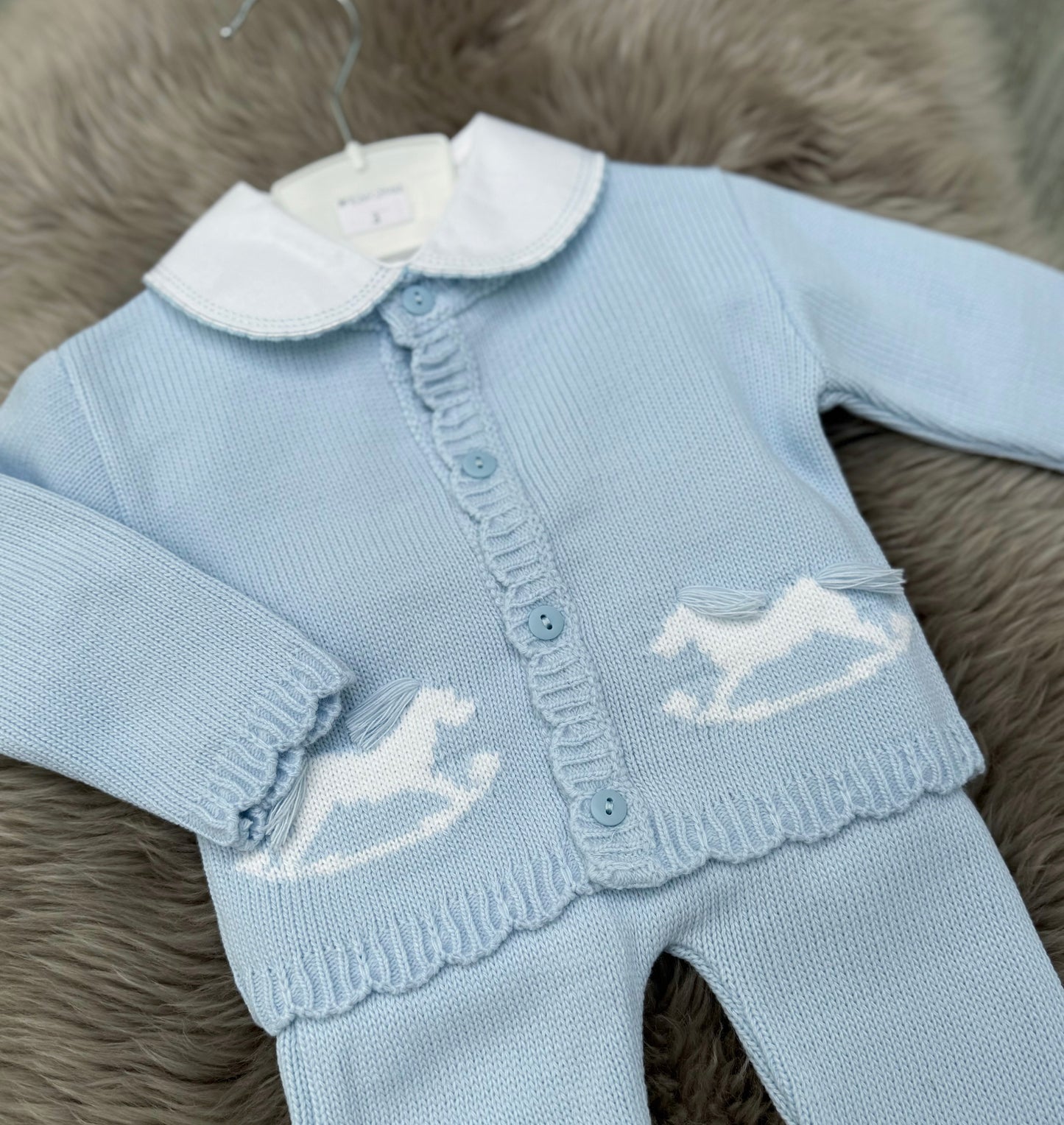 Blue Rocking Horse 3 Piece