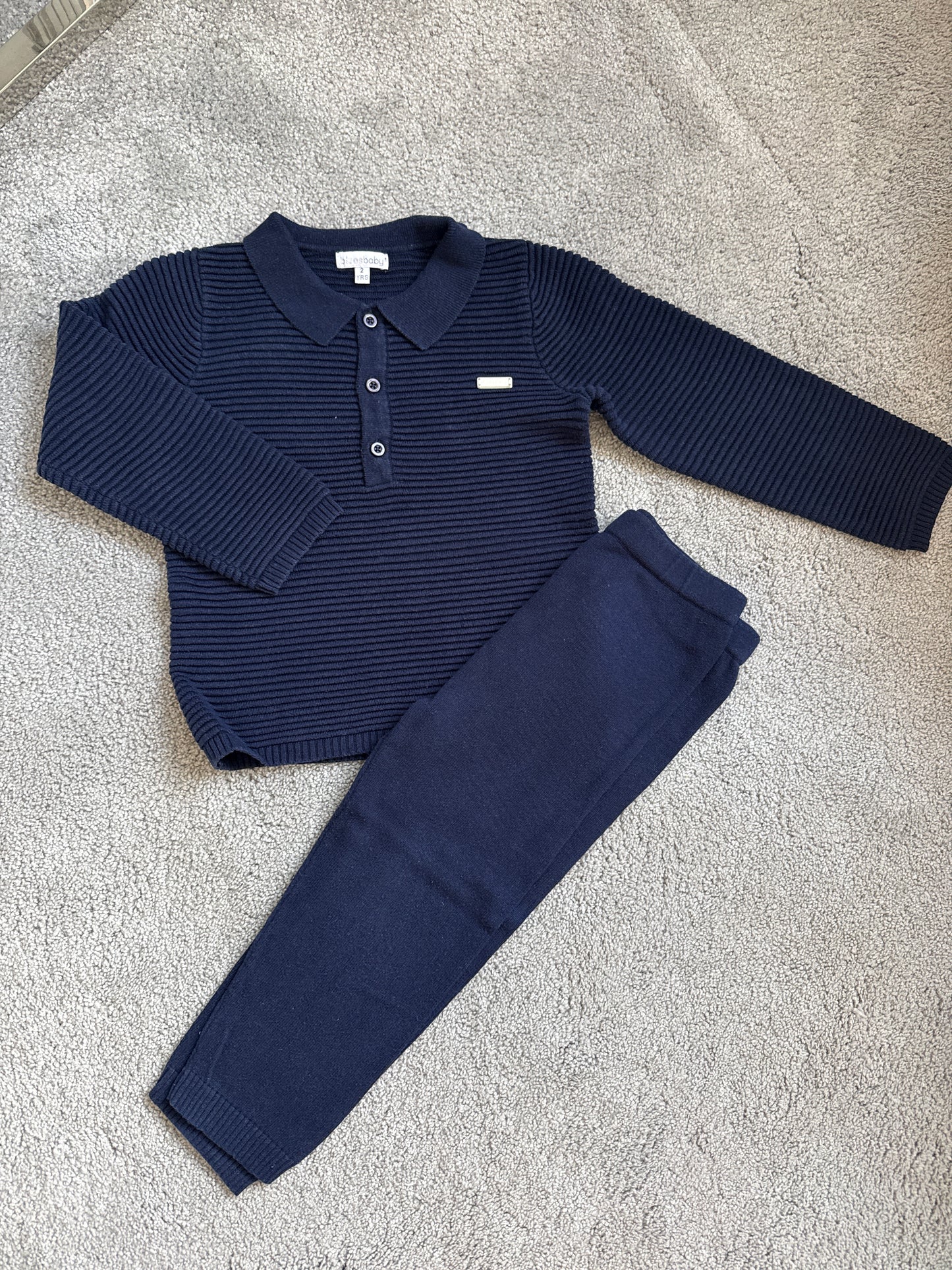 2years navy blues baby knit