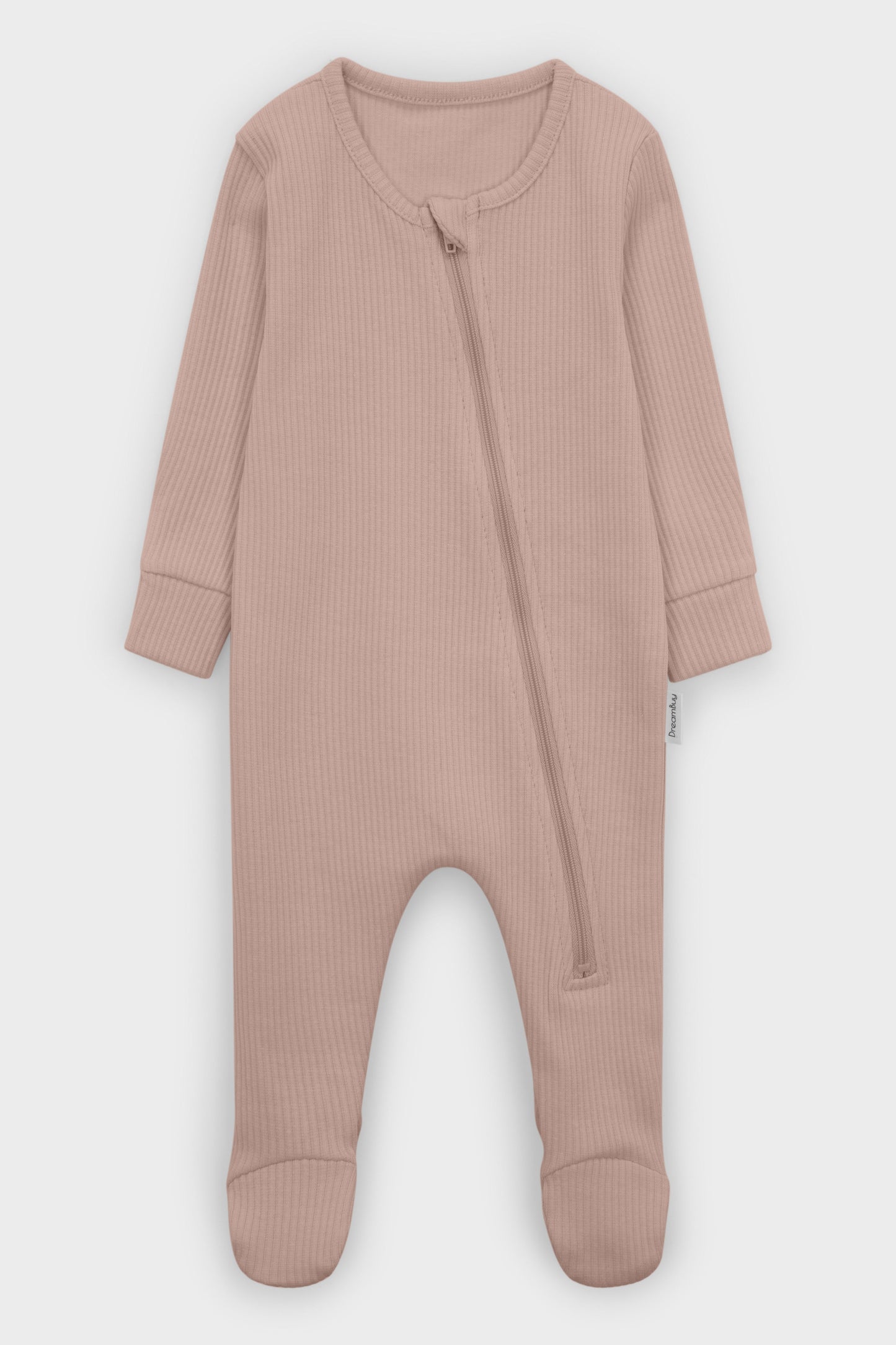 Velvet Mocha Zip Sleepsuit
