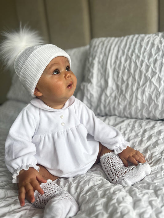 BIE EXCLUSIVE MARSHMALLOW ROMPER