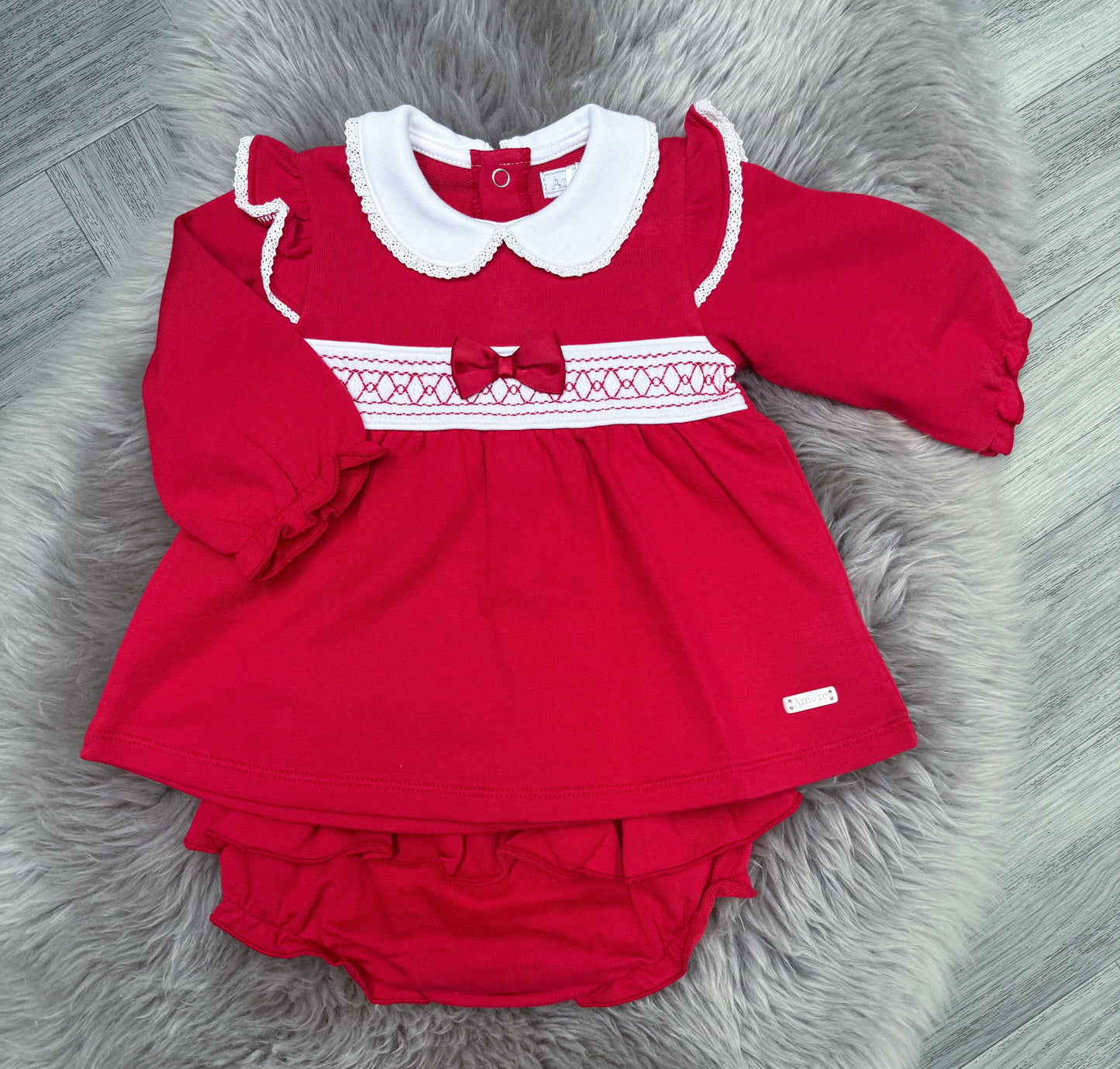 Red Dress & Bloomers