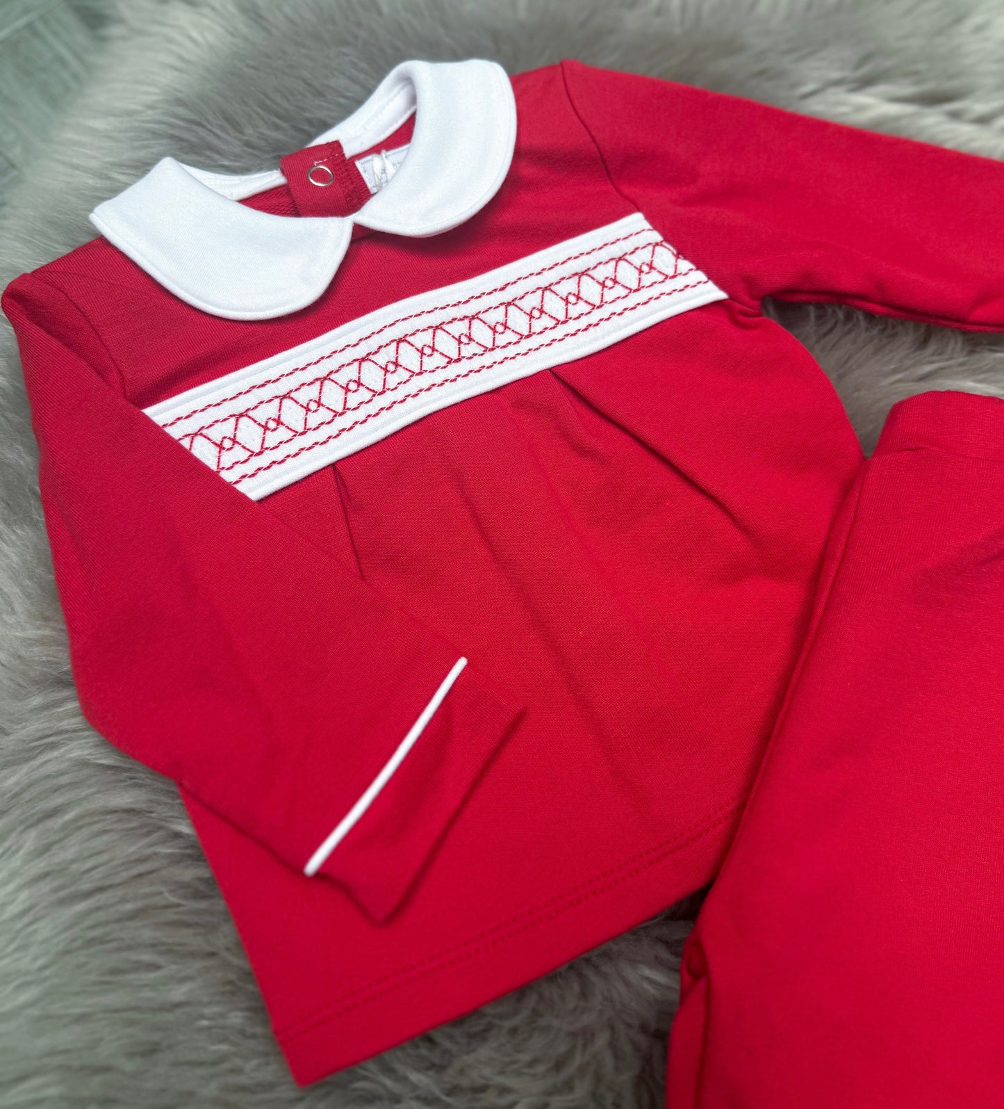 Red Smock Tracksuit