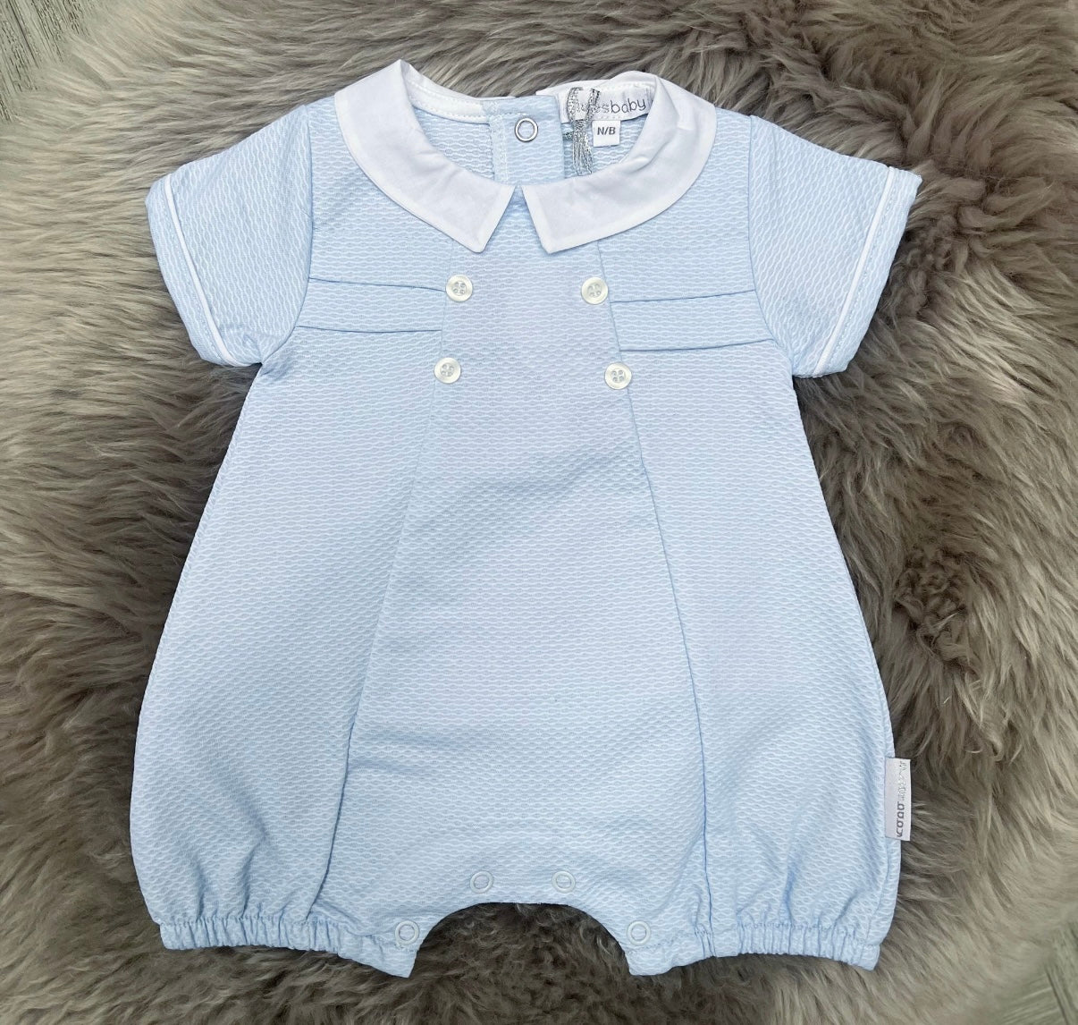Blues baby romper