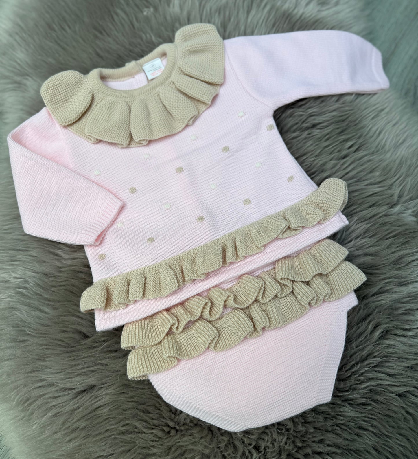 Pink & Biege 2 Piece