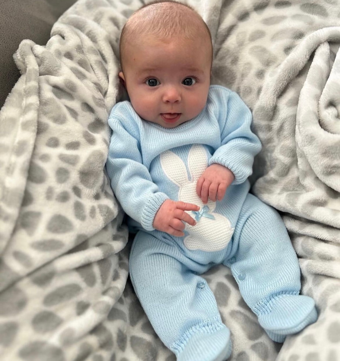 Blue Bunny Romper