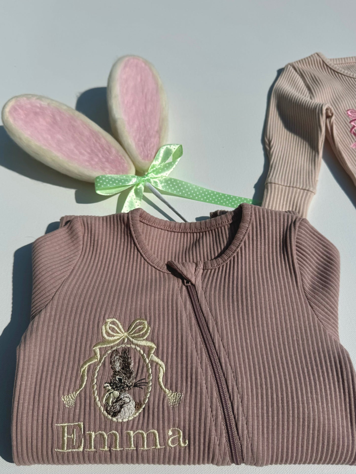 Easter Bunny Zip Sleepsuit