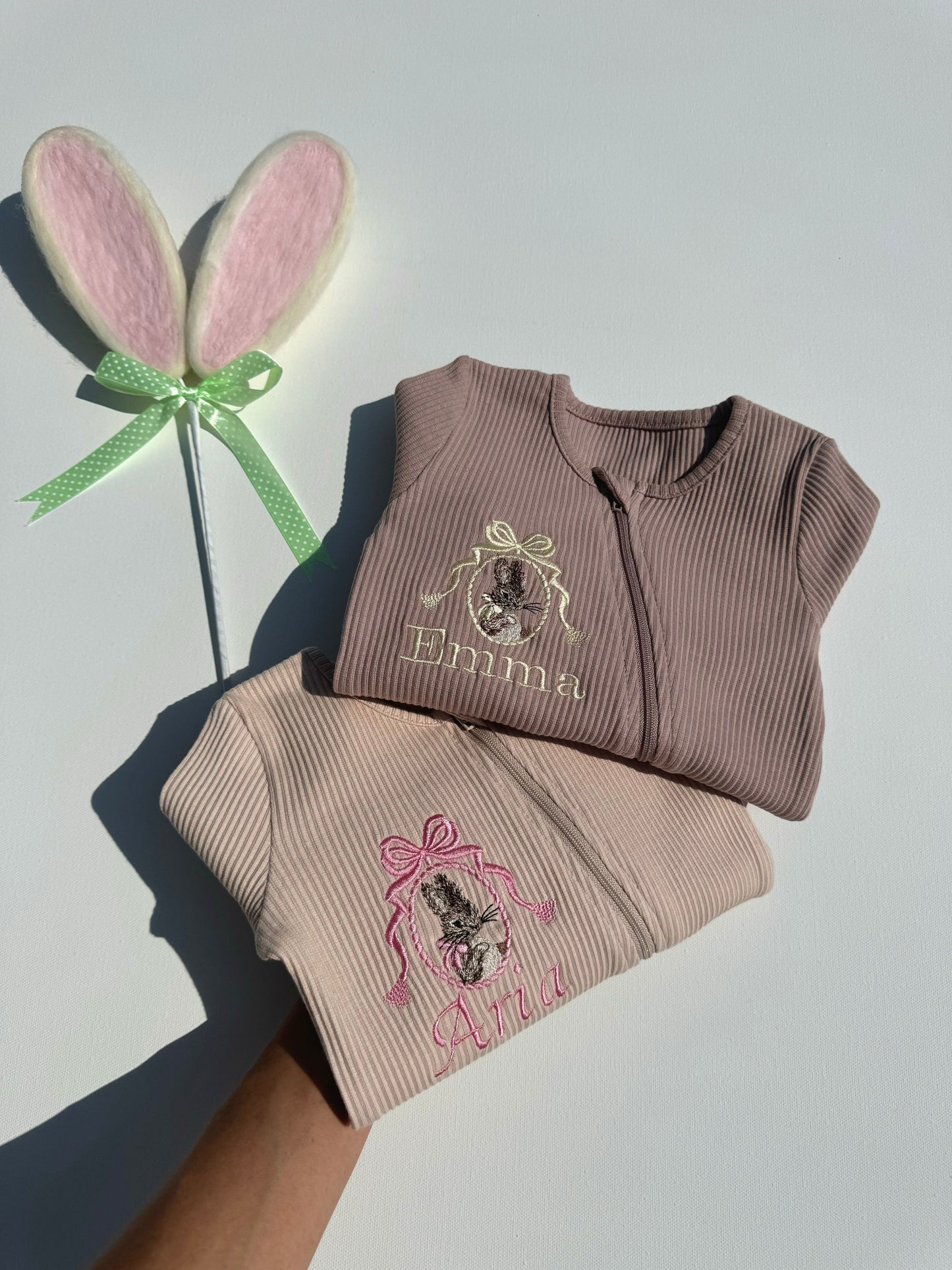Easter Bunny Zip Sleepsuit