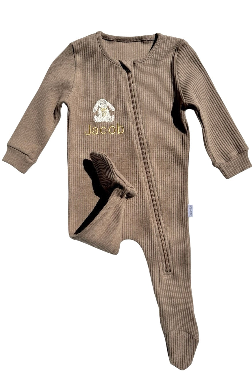 Goose Theme Zip Sleepsuit