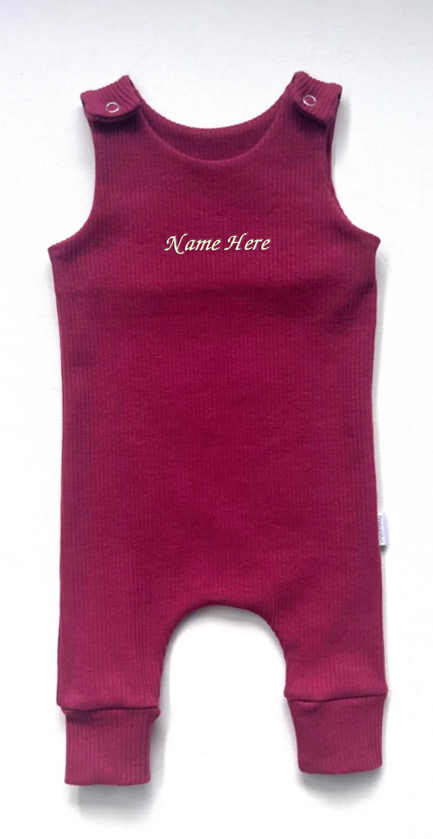 Claret Red Dungaree’s