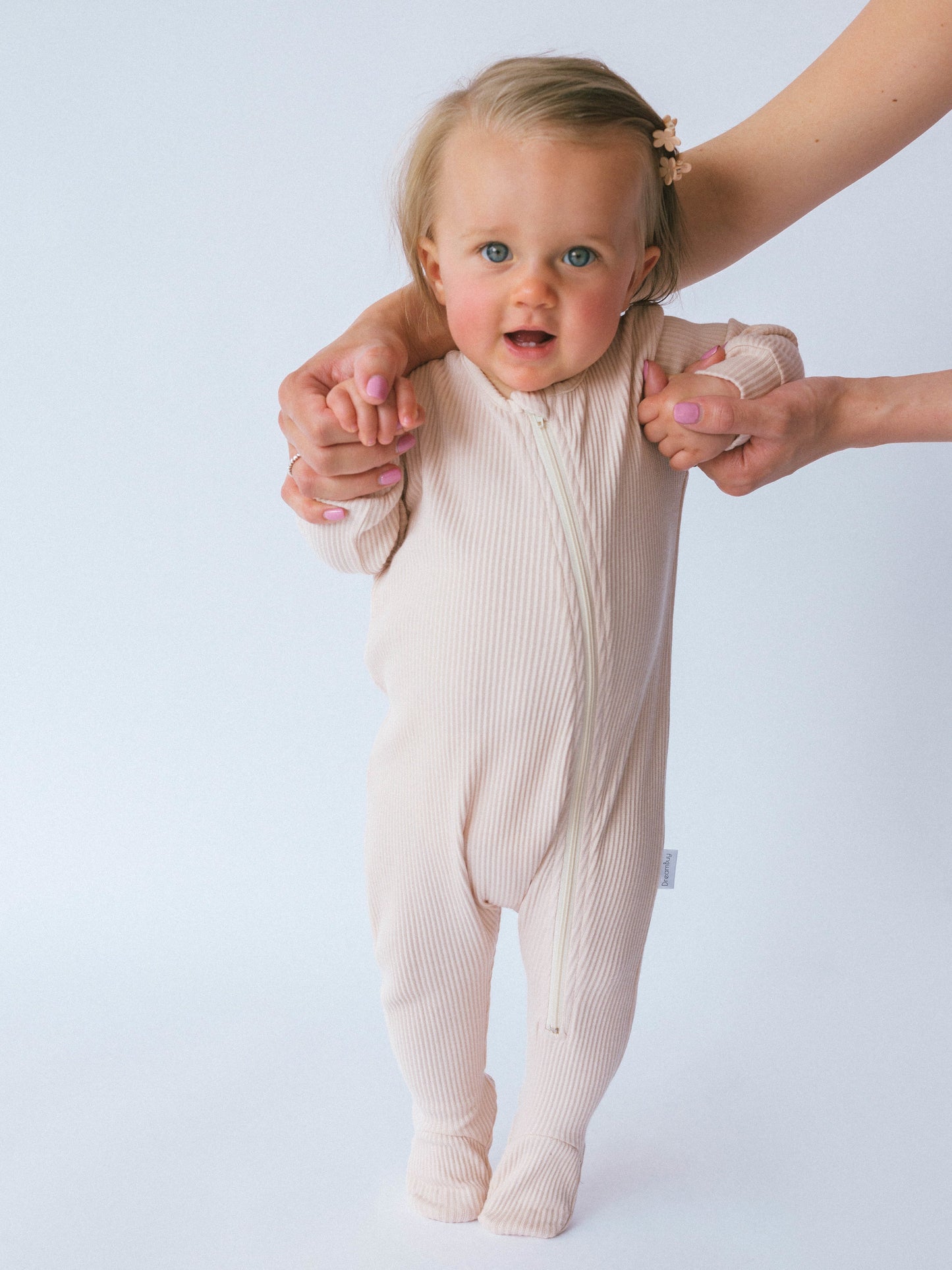 Shortbread Zip Sleepsuit