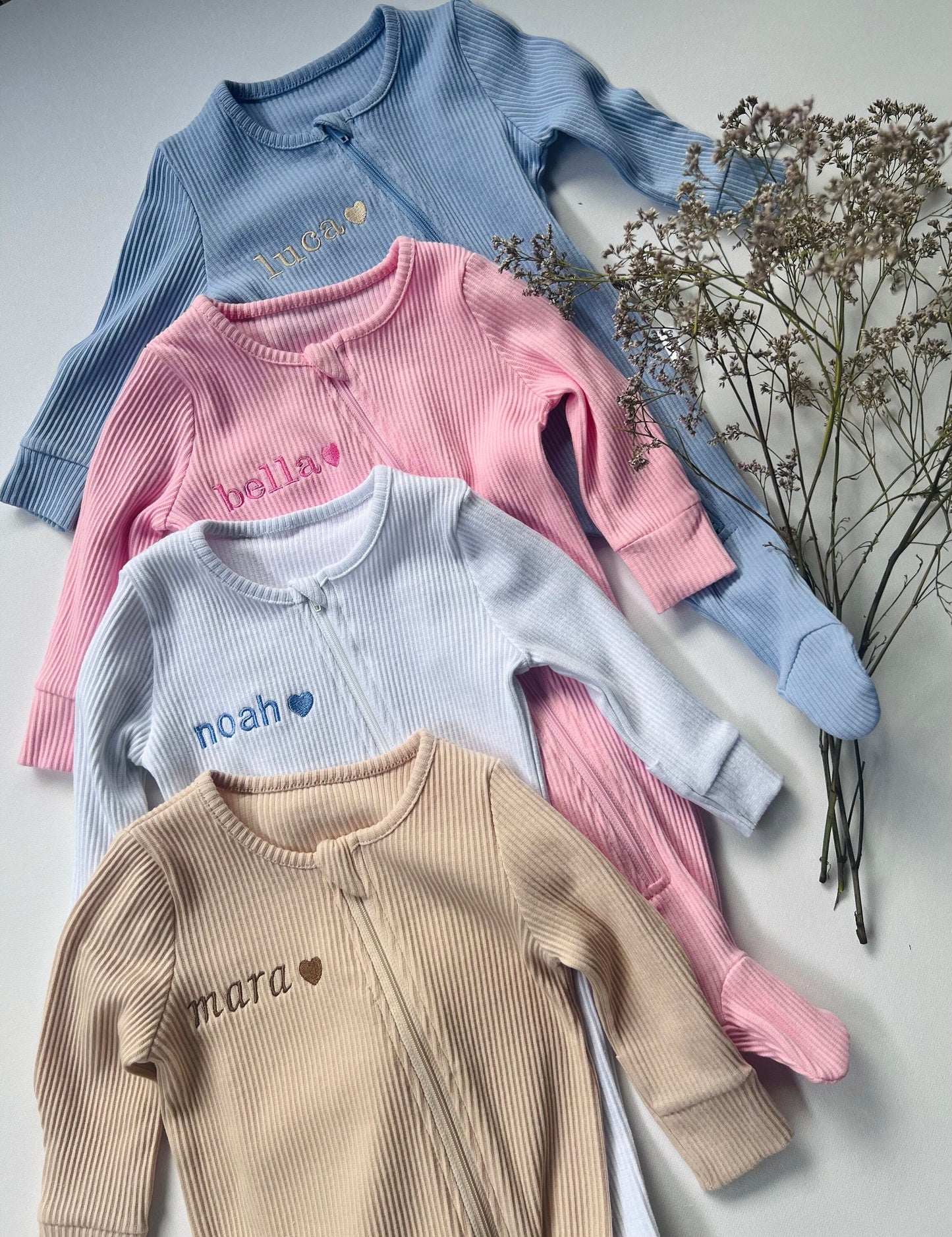 Shortbread Zip Sleepsuit