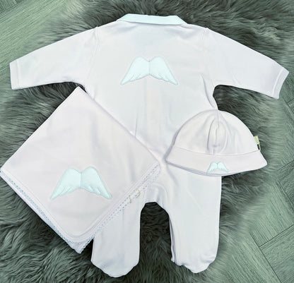 BabyGi Angel Wing Cotton Babygrow