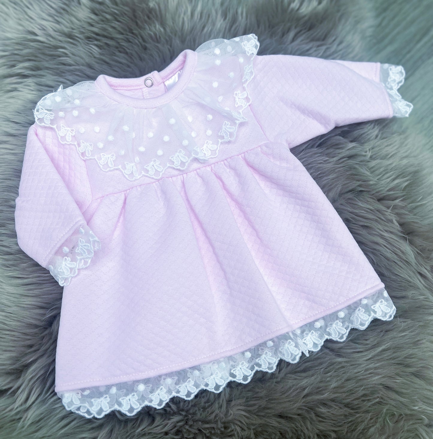 Pink Lace Dress