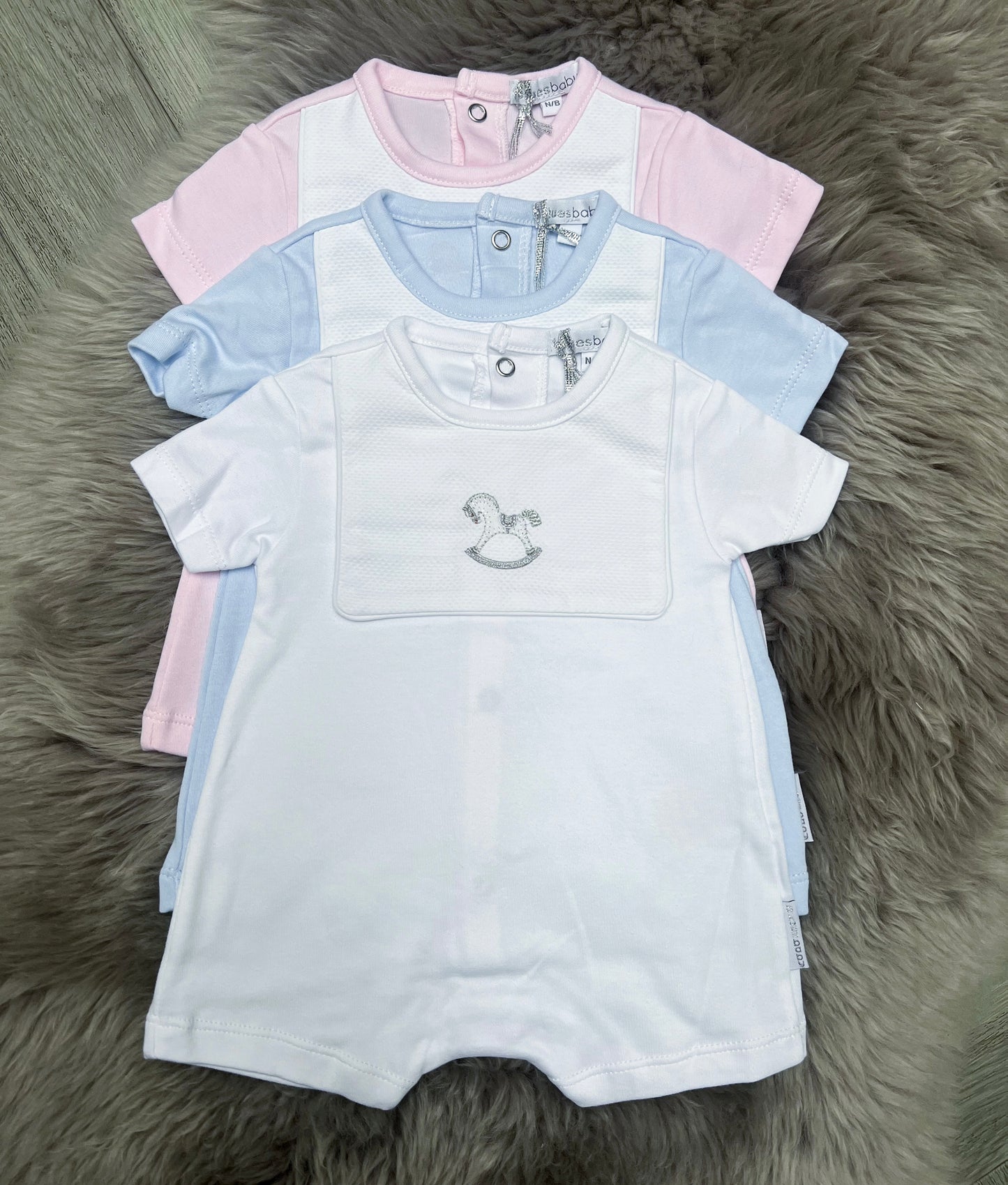 Summer Rocking Horse Rompers