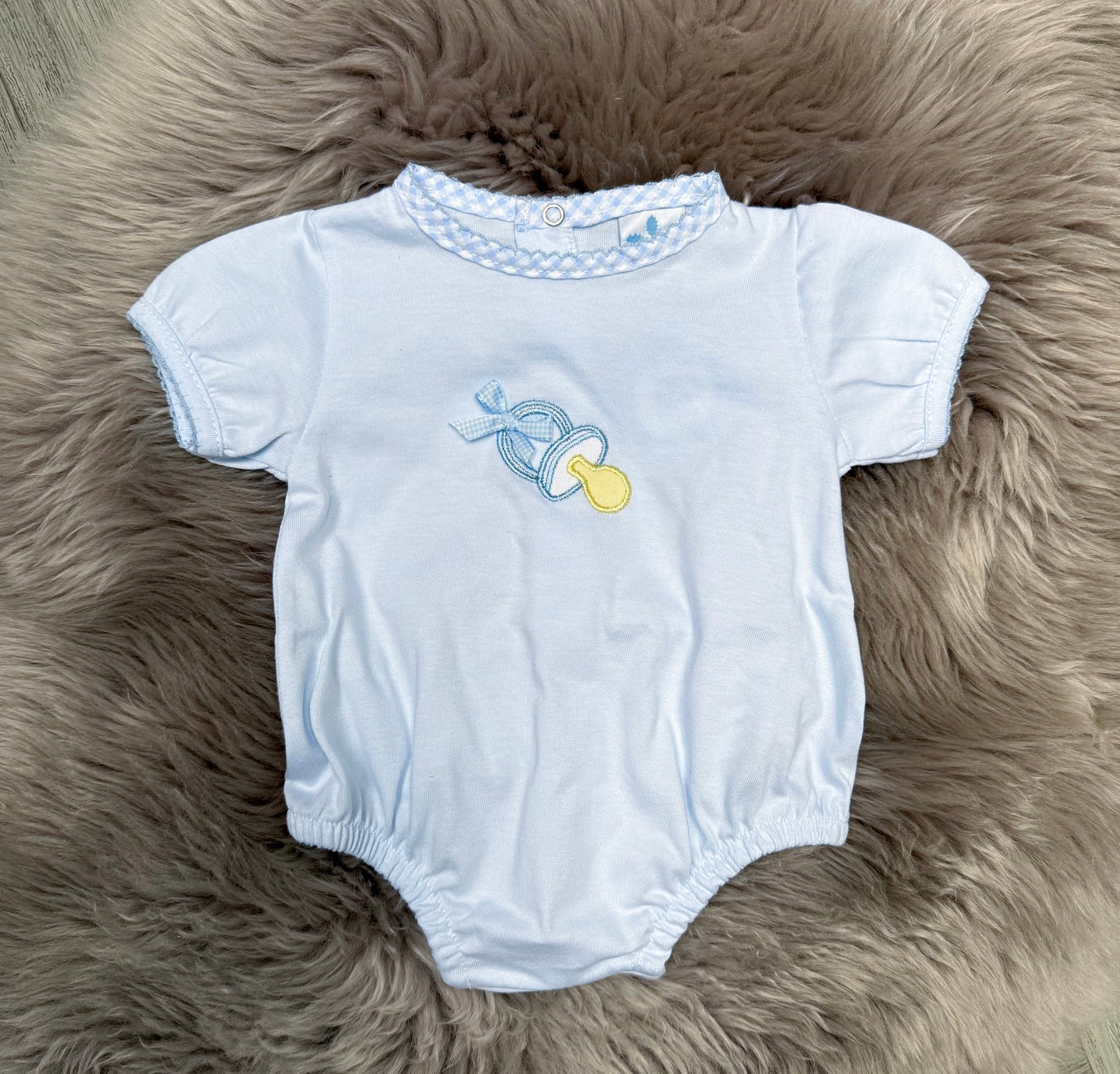 Blue Dummy Romper