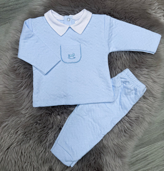 Blue Rocking Horse 2 Piece