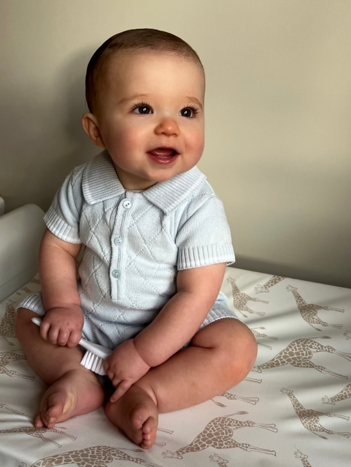 Luca Blue Romper