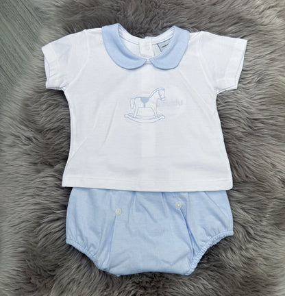 Blue Rocking Horse 2 Piece