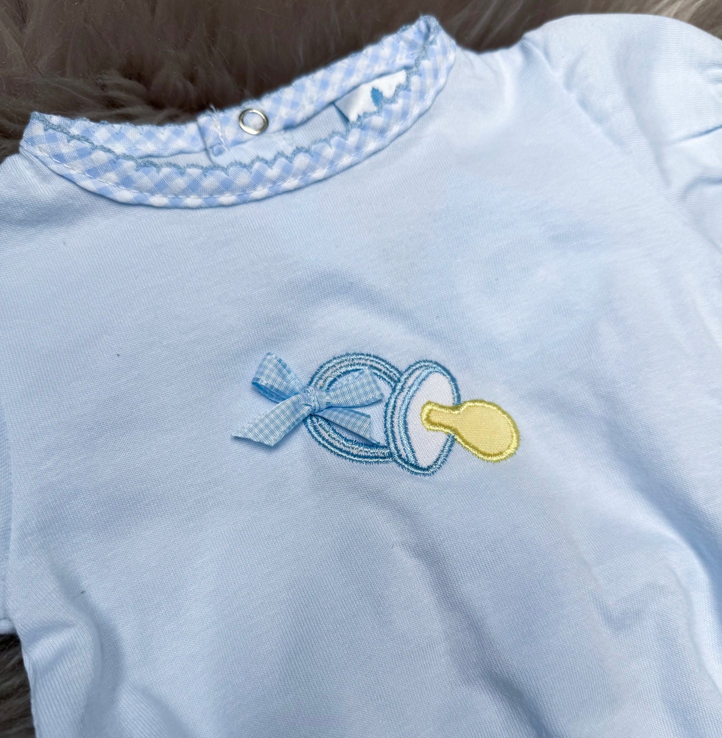 Blue Dummy Romper