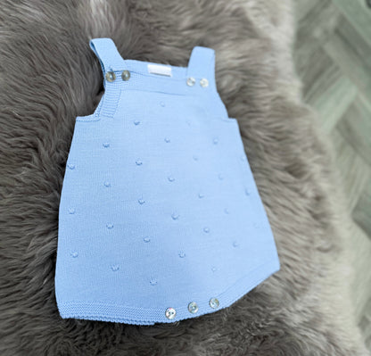 Blue bobble romper