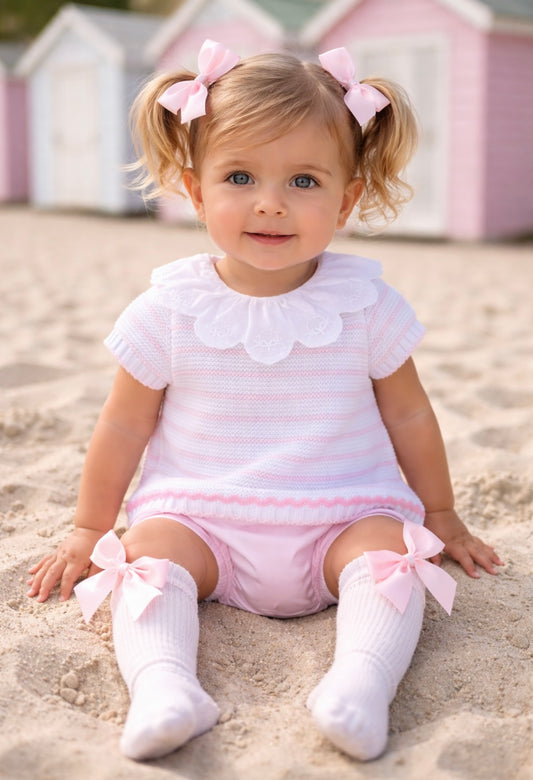 Pink&White Stripe Set