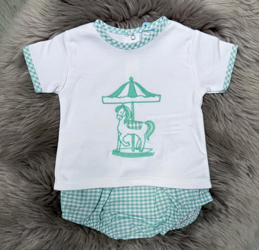 Louis Carousel Green 2 Piece