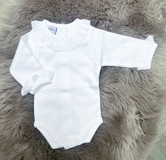 Frilly Collar Vest