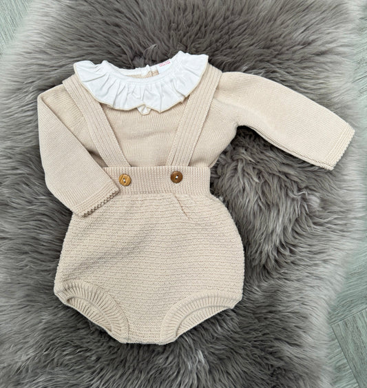 Callie Beige Romper