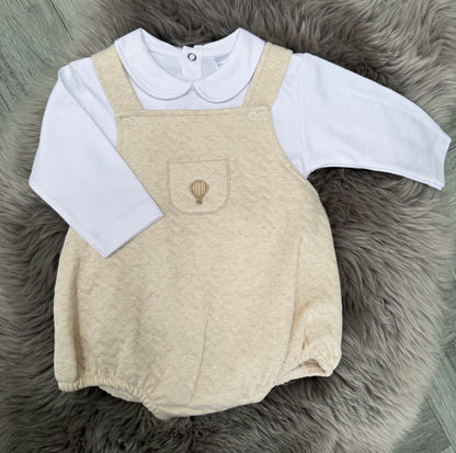 Hot Air Balloon Biege Romper