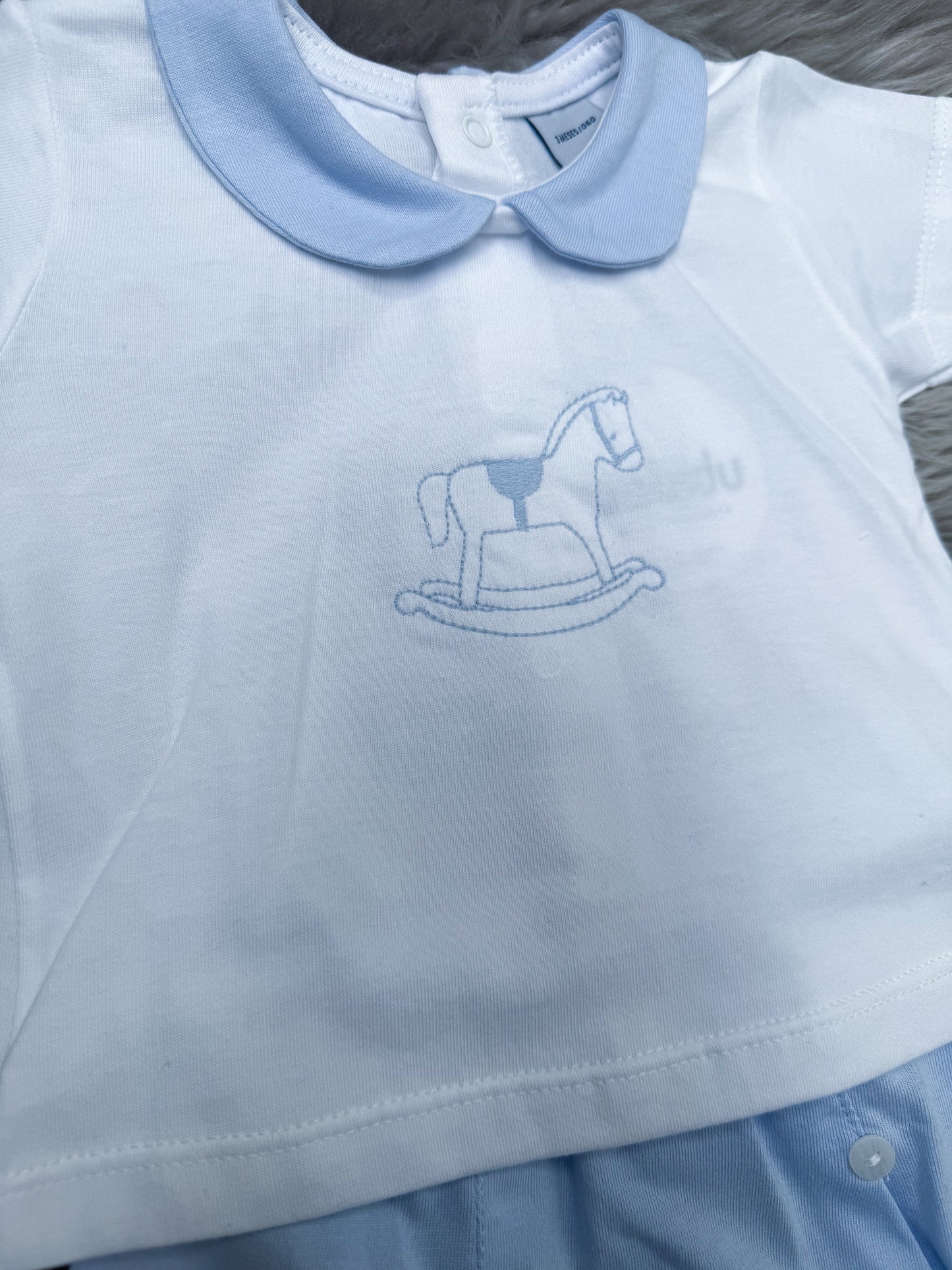 Blue Rocking Horse 2 Piece
