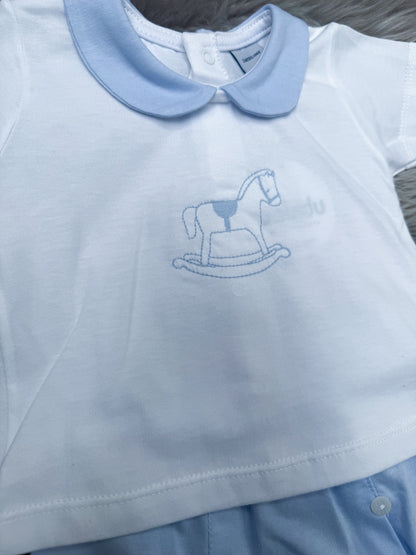 Blue Rocking Horse 2 Piece