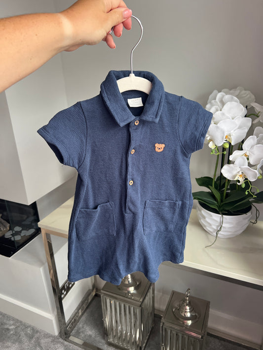 0-3months Next Teddy romper