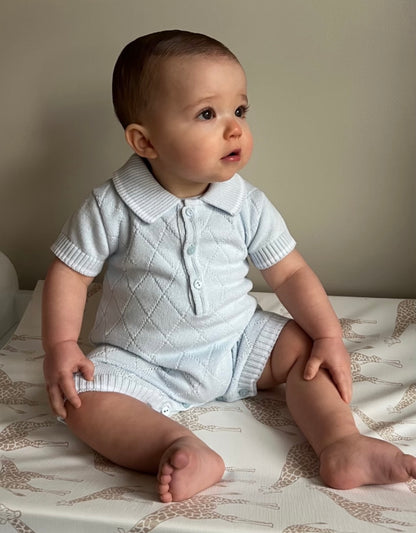 Luca Blue Romper