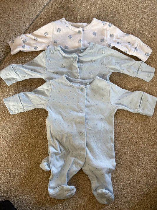 Newborn pack of 3 - worn once