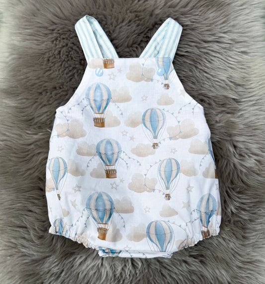BIE EXCLUSIVE Blue Hot Air Balloon Romper