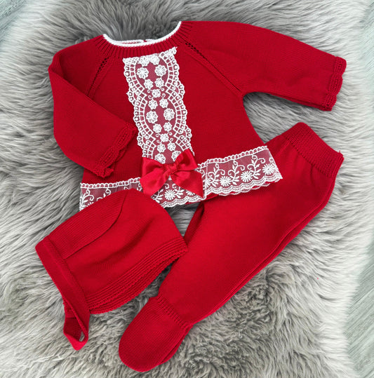 Florence Red 3 Piece