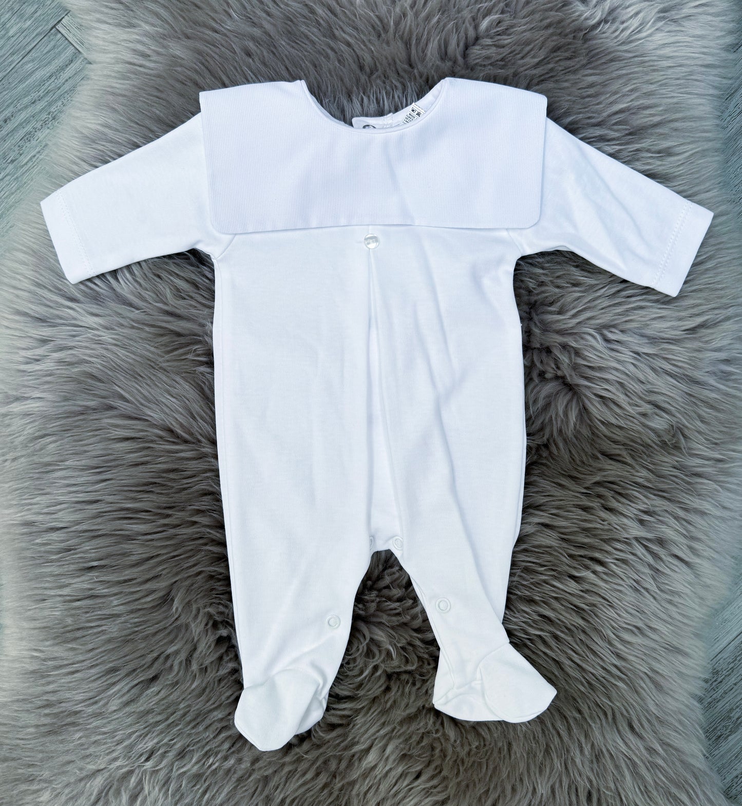 White Collar Babygrow